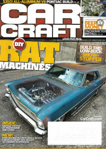 CAR CRAFT 2012 FEB - CHEVELLE BRAKES, '10 CAMARO SUSP, 535CI ALUM PONTIAC BUILD